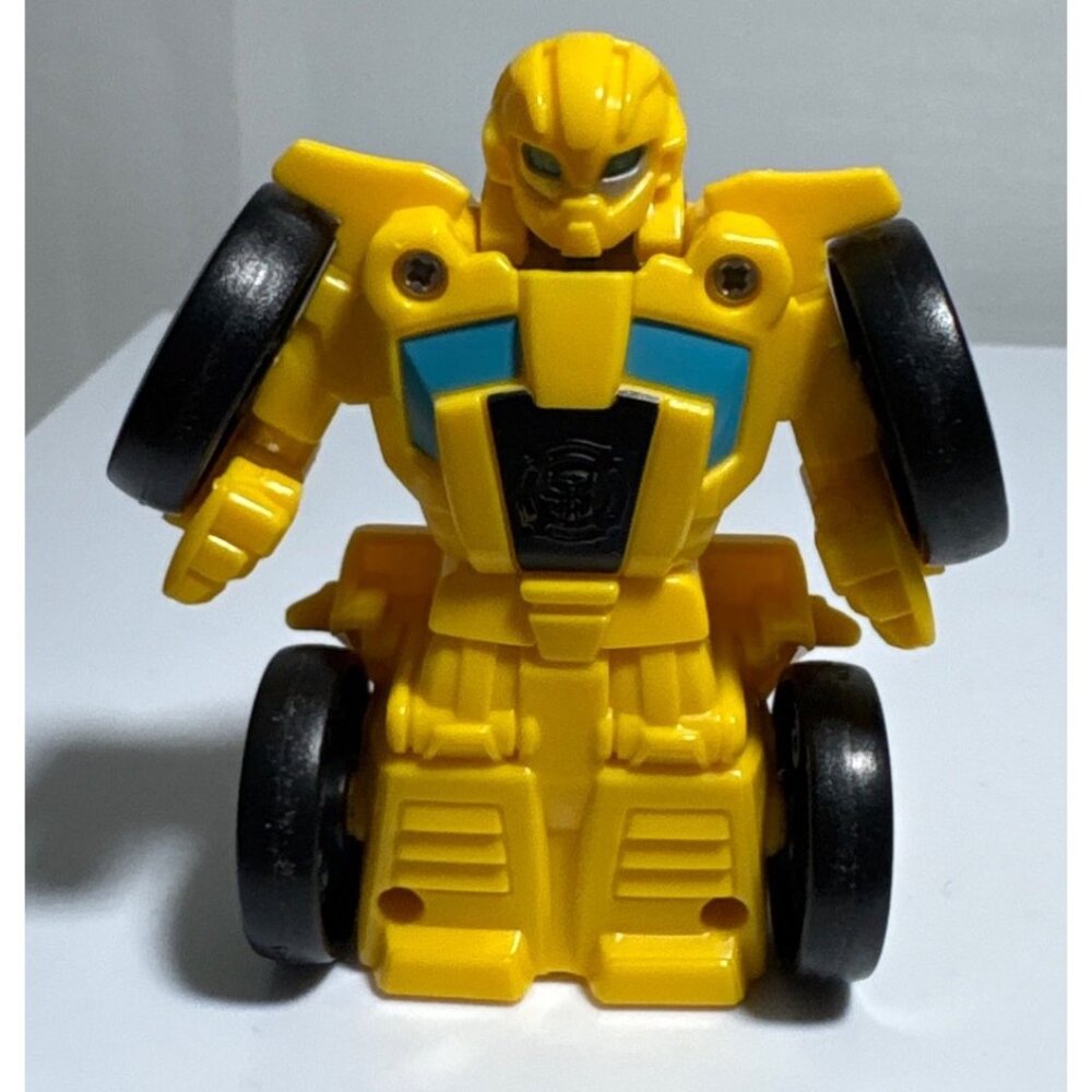 Transformer Rescue Bot Flip Racers Race Cars Bulldozer Mini Playskool - Picture 10 of 11